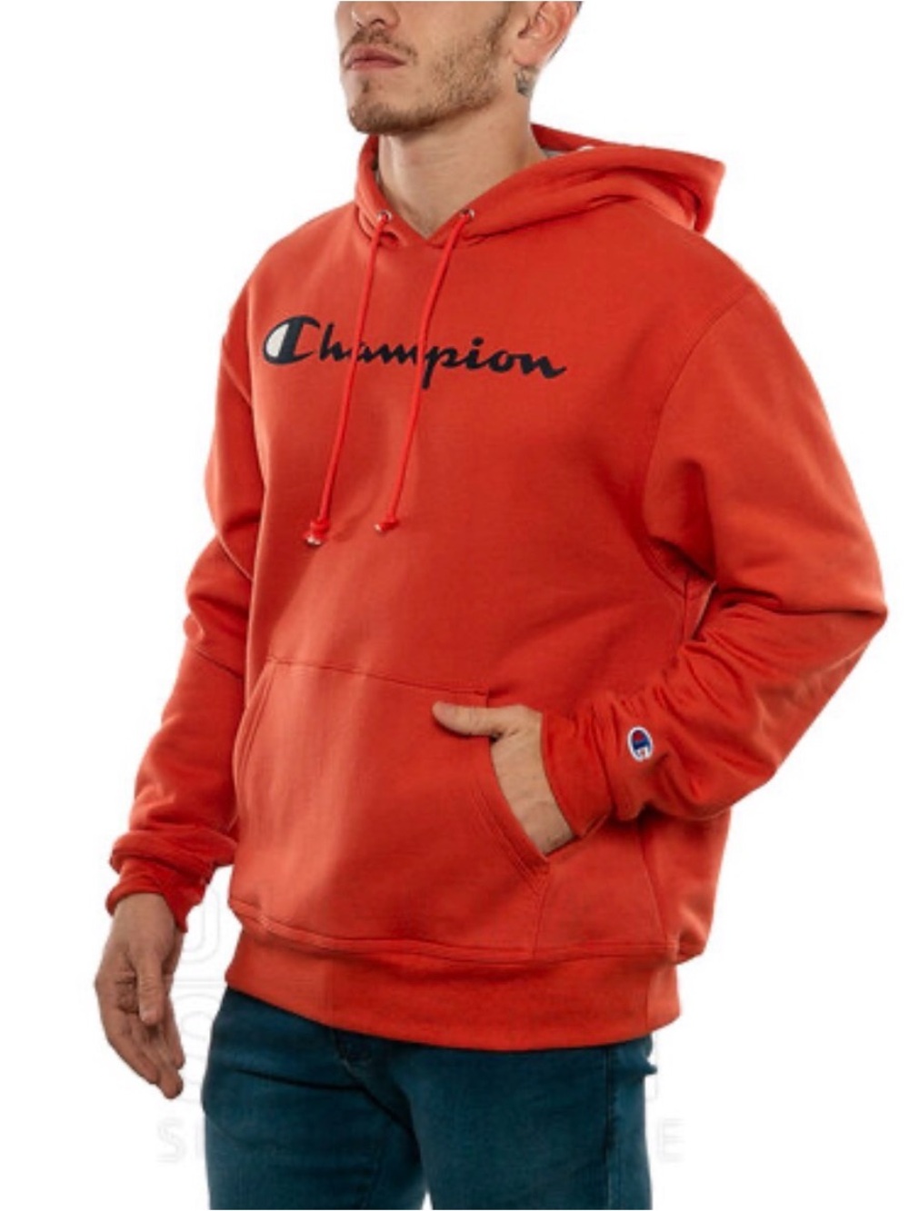 Champion Orange Hoodie